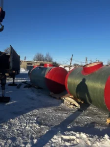 Противопожарные резервуары (пожарные емкости) из стеклопластика 5-200 м3 Гидростеп 002